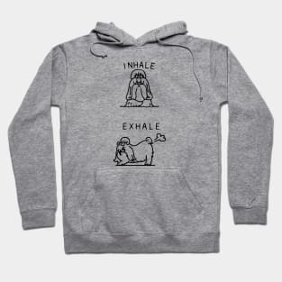 Inhale Exhale Shih Tzu Hoodie